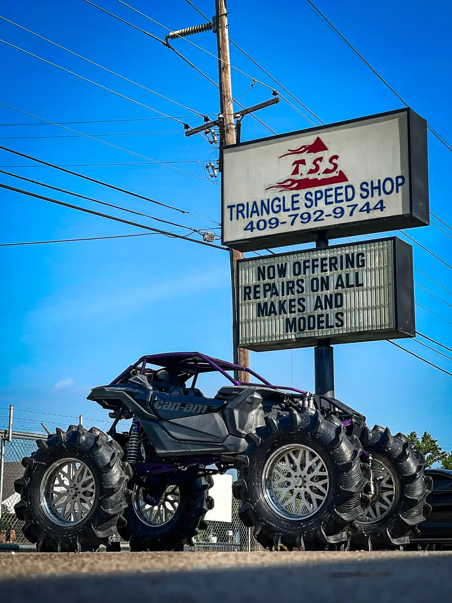 Triangle Speed Shop building